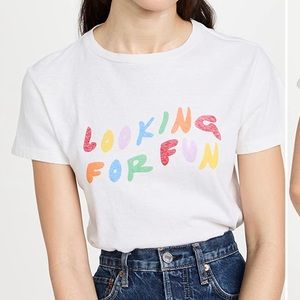 NWOT RE/DONE BABY TEE SIZE M